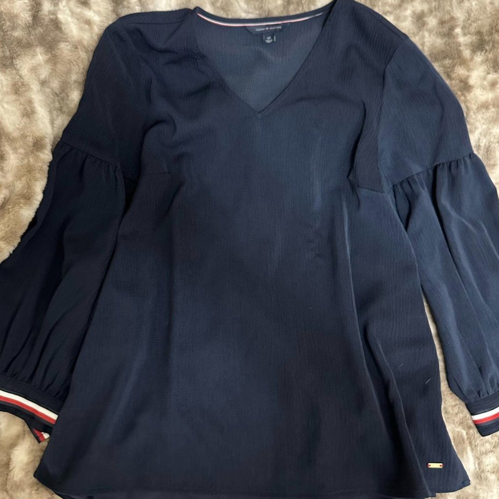 Brand new Tommy Hilfiger navy blouse